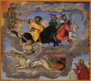 Page 288r: The Four Horsemen of the Apocalypse...